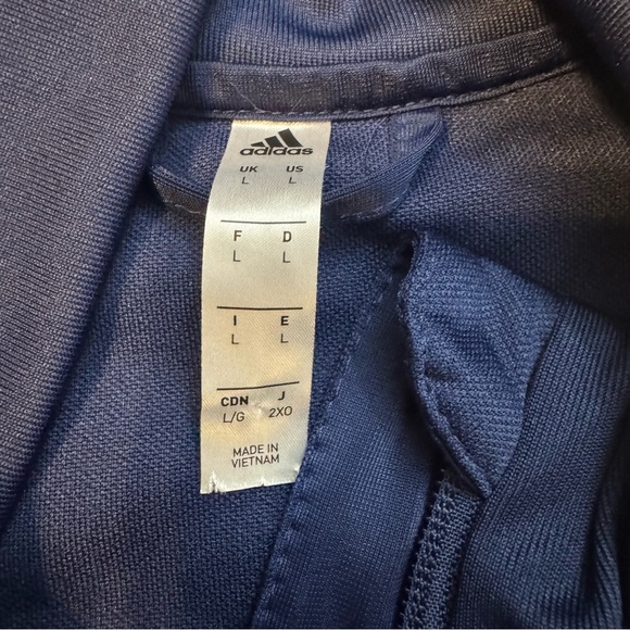 Adidas Climalite Zip Up Track Training Jacket Large - Picture 8 of 9